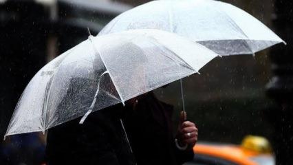 Meteoroloji yeni haritayı yayımladı: 3 il i&ccedil;in kuvvetli yağış uyarısı