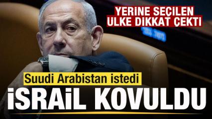 Suudi Arabistan istedi, İsrail kovuldu! Yerine se&ccedil;ilen &uuml;lke dikkat &ccedil;ekti
