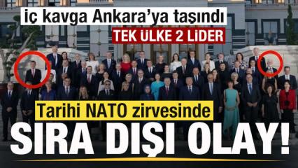 Tarihi NATO zirvesinde sıra dışı olay! Tek &uuml;lke iki lider! &Ccedil;ift başlılık Ankara'ya uzandı