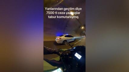 T&uuml;nele 185 km hızla girdi, yediği cezayı tabur komutanına attı!