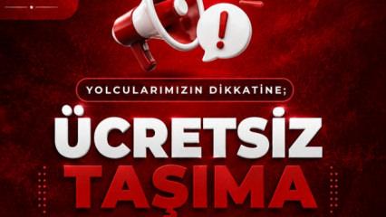 15 Temmuz'da Gaziantep'te ulaşım &uuml;cretsiz olacak
