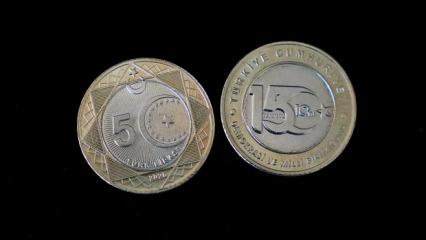 15 Temmuz'un 10. yılına &ouml;zel 5 lira basıldı
