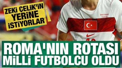 Roma'nın rotası milli futbolcu oldu! Zeki &Ccedil;elik'in yerine istiyorlar