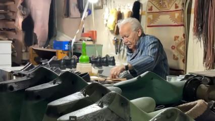 9 yaşında &ccedil;ırak olarak başladığı mesleğinde 63 yıldır devam ediyor