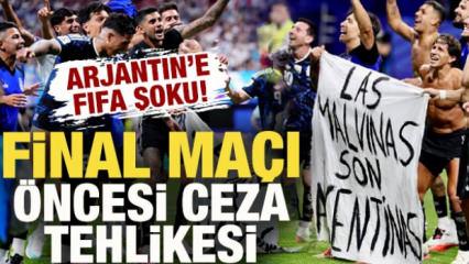 Arjantin'e FIFA şoku! İspanya ile şampiyonluk ma&ccedil;ı &ouml;ncesi Tangoculara ceza tehlikesi
