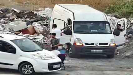 Avcılar'da ka&ccedil;ak moloz d&ouml;ken 2 ara&ccedil; sahibine 100 bin lira ceza