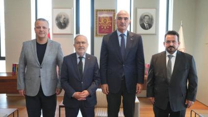 Bakan Ersoy, 15 Temmuz Derneği heyetini ağırladı