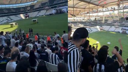 Beşiktaş taraftarından Salah tezah&uuml;ratı
