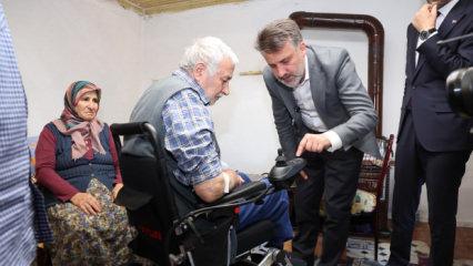 Vatandaşın talebine Başkan Vekili Biba'dan ev ziyaretiyle yanıt 