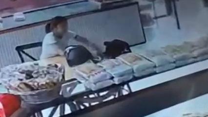 Fırında 'pes' dedirten hırsızlık: &Ccedil;ayına şeker attı, şekerliği &ccedil;antasına sakladı