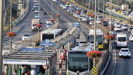 İstanbul'da toplu ulaşıma y&uuml;zde 10 zam yapıldı