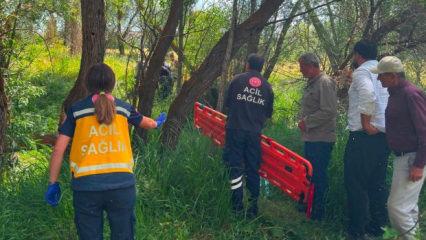 Kayseri'de ırmağa giren kişiden acı haber