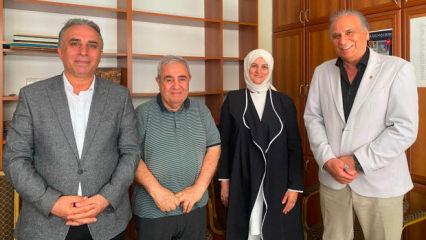 Mahmut Bıyıklı&rsquo;dan Kerk&uuml;k Vakfı&rsquo;na ziyaret