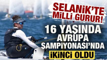 Selanik'te milli gurur! 16 yaşındaki Derin, Avrupa Şampiyonası'nda ikinci oldu