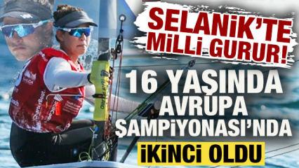 Selanik'te milli gurur! 16 yaşındaki Derin, Avrupa Şampiyonası'nda ikinci oldu