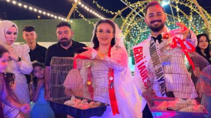 Ustadan evlenen &ccedil;ırağına sıra dışı d&uuml;ğ&uuml;n hediyesi: Altın yerine bakın ne verdi!