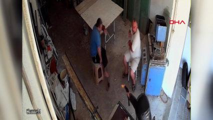 Adana'da kasklı saldırgan esnafa kurşun yağdırdı!