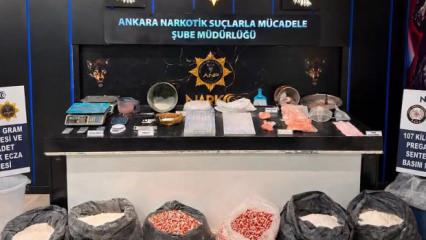  Ankara&rsquo;da uyuşturucu operasyonu: 4 g&ouml;zaltı