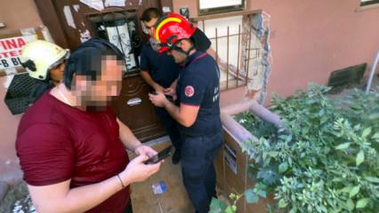 Avcılar&rsquo;da boşaltılan sitedeki su saatini s&ouml;kt&uuml;; binayı su basınca asans&ouml;rde kaldı