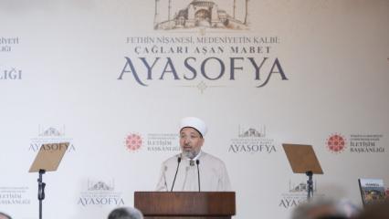 Diyanet İşleri Başkanı Arpaguş: Geleceğe y&ouml;n verecek Fatihler yetiştirmek vefa borcumuz