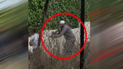 Batı Şeria'da Filistinli M&uuml;sl&uuml;man İsrailliden kaptığı silahla b&ouml;yle kendini savundu