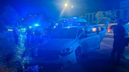 Bing&ouml;l'de iki otomobil &ccedil;arpıştı: 2 yaralı