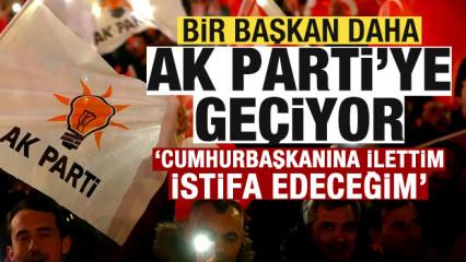 Bir Başkan daha AK Parti'ye ge&ccedil;iyor iddiası 'Cumhurbaşkanına istifa talebini iletti'