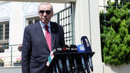 Cumhurbaşkanı Erdoğan: Ayasofya'yı yeniden ibadete a&ccedil;mak bize nasip oldu