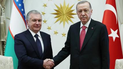 Cumhurbaşkanı Erdoğan, &Ouml;zbek mevkidaşı Mirziyoyev ile ilişkileri ve zirveleri g&ouml;r&uuml;şt&uuml;