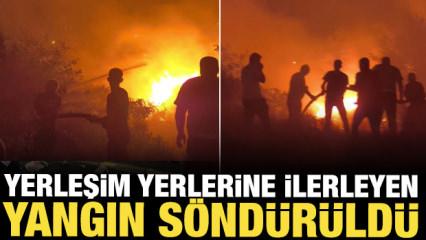 Diyarbakır&rsquo;da orman yangını: Alevler yerleşim yerine ilerliyor