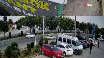 Drift atarak geldi, başka bir otomobile &ccedil;arparak ka&ccedil;tı