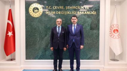 Bakan Kurum, DEM Partili Sırrı Sakık'ı kabul etti