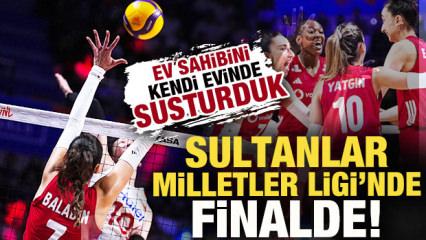 Ev sahibini kendi seyircisi &ouml;n&uuml;nde susturduk! Sultanlar, Milletler Ligi'nde finalde