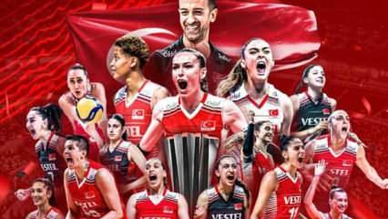 Filenin Sultanları, Brezilya'yı devirdi! 2026 VNL'de Şampiyon T&uuml;rkiye!
