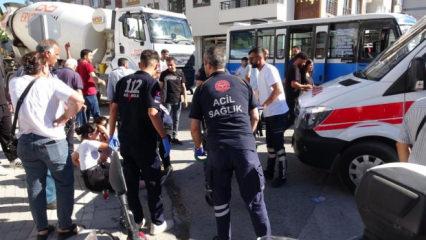 Freni boşalan minib&uuml;s dehşet sa&ccedil;tı: 7 yaralı