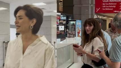 Hazal Kaya, &Ouml;zlem G&uuml;rses ve Ruşen &Ccedil;akır ifade vermek i&ccedil;in adliyeye geldi