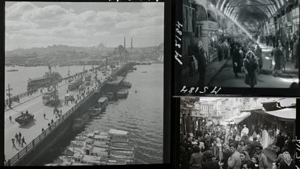 İstanbul'u hi&ccedil; b&ouml;yle g&ouml;rmediniz! 70 yıl &ouml;nceki fotoğraflar İsve&ccedil; arşivinden &ccedil;ıktı!