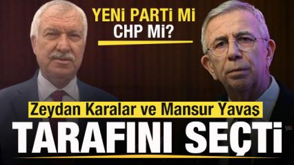 Mansur Yavaş, Zeydan Karalar ve Vahap Se&ccedil;er tarafını se&ccedil;ti! Hangi partide yer alacaklar?