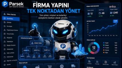 Parsek ERP, işletmelerin t&uuml;m operasyonlarını tek platformda birleştiriyor