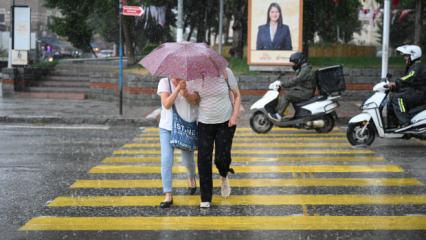 Pazar planı yapanlar dikkat! Meteoroloji 9 il i&ccedil;in sarı kodlu uyarı verdi
