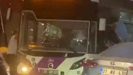 Sefer sırasındaki tartışma kanlı bitti: 10 kişi otob&uuml;s şof&ouml;r&uuml;ne acımasızca saldırdı
