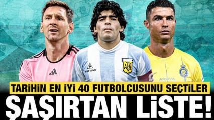 Tarihin en iyi 40 futbolcusunu se&ccedil;tiler: Şaşırtan liste!
