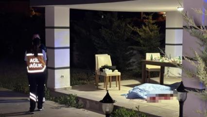 Villa bah&ccedil;esindeki i&ccedil;ki masasında cinayet