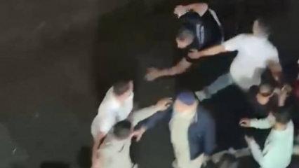 Zabıta ile esnaf birbirine girdi: Tekmeli yumruklu kavga kamerada