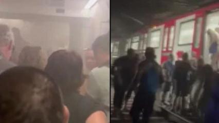 Barcelona metrosunda panik: Onlarca kişi hastaneye kaldırıldı