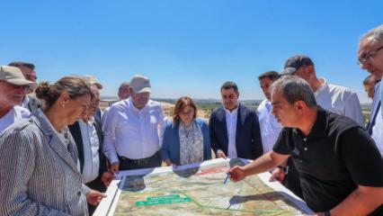 Başkan Fatma Şahin, Mavikent-Havalimanı Yolu &ccedil;alışmalarını inceledi