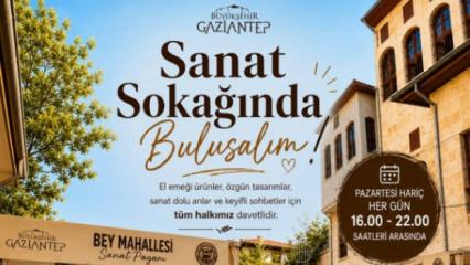 Bey Mahallesi Sanat Sokağı a&ccedil;ıldı 