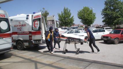 Beyşehir'de feci kaza: Kontrolden &ccedil;ıkan ara&ccedil; araziye savruldu!