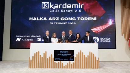 Borsa İstanbul&rsquo;da gong Kardemir &Ccedil;elik i&ccedil;in &ccedil;aldı!