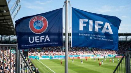 Futbolda deprem! Tarihi boykotu duyurdular: UEFA, FIFA organizasyonlarından &ccedil;ekiliyor